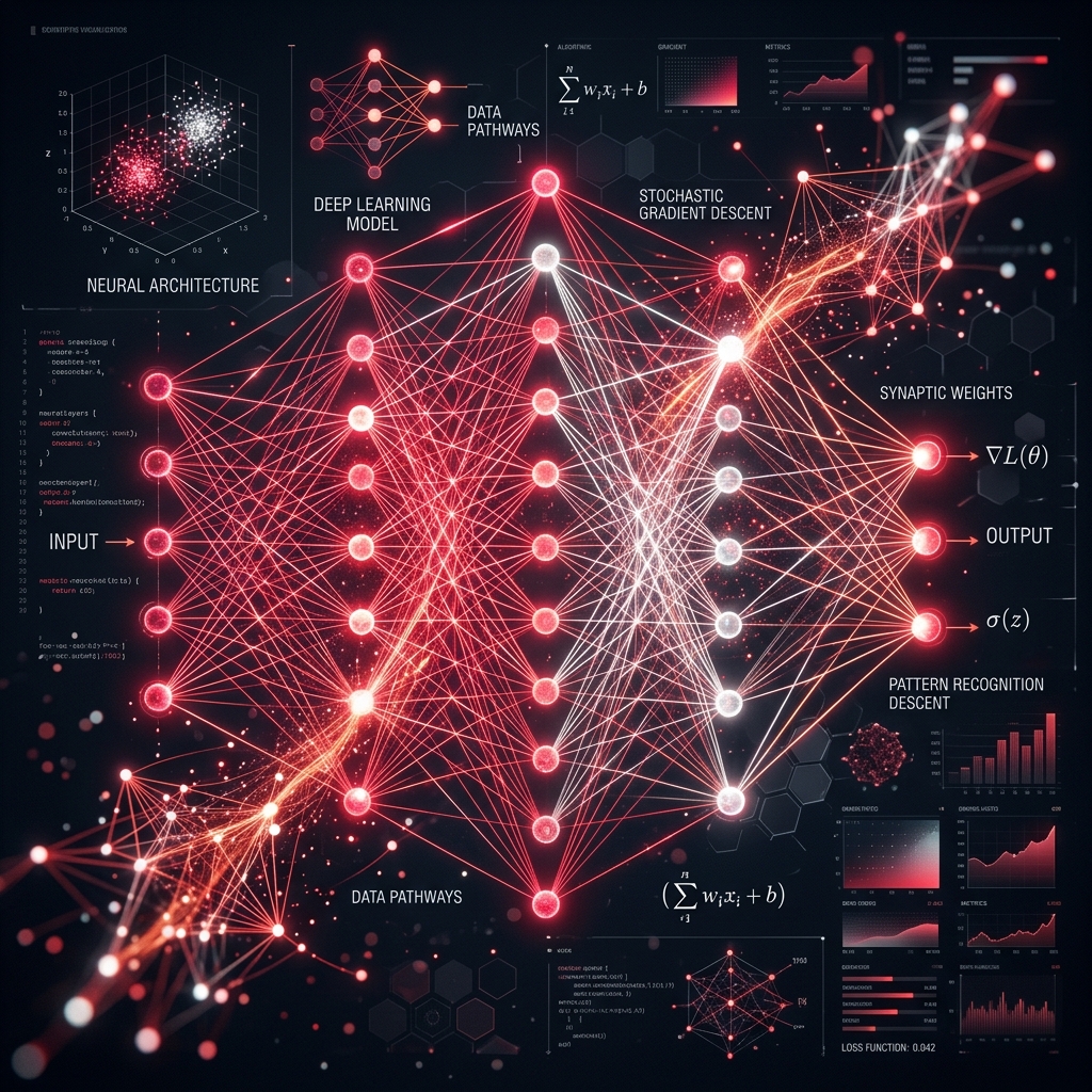 Scientist looking at data